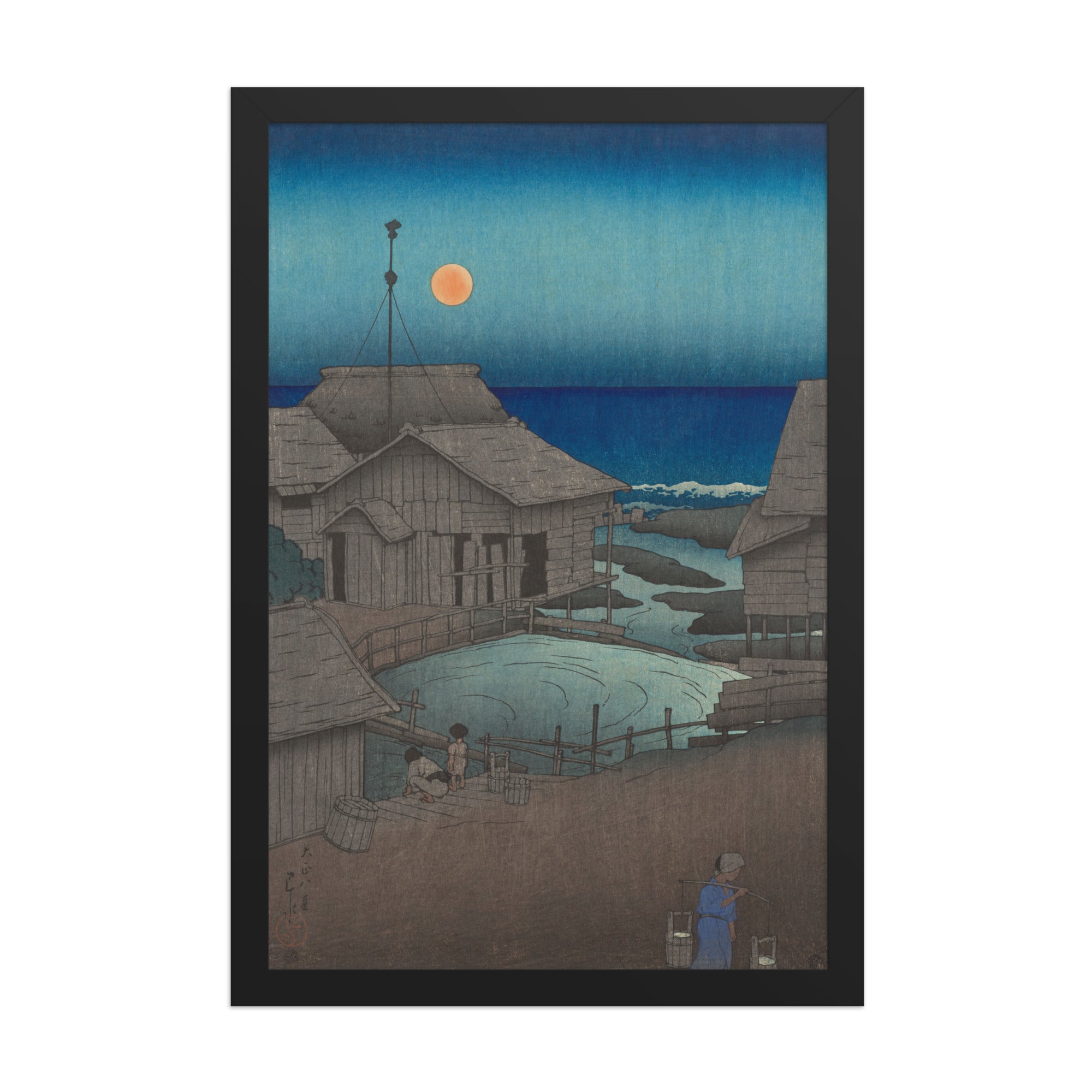 Mishima River in Mutsu Province