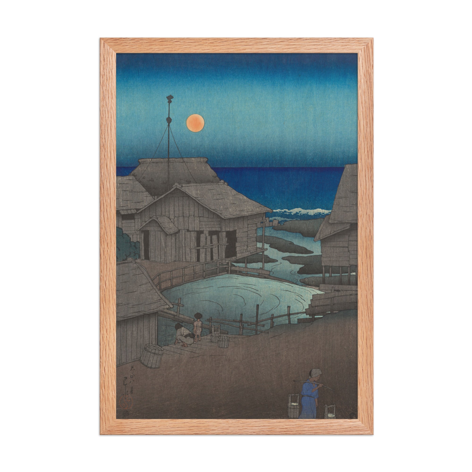 Mishima River in Mutsu Province